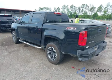 2021 Chevrolet Colorado 4Wd Short Box Z71 из США, поврежденный, VIN 1GCGTDEN5M1190797